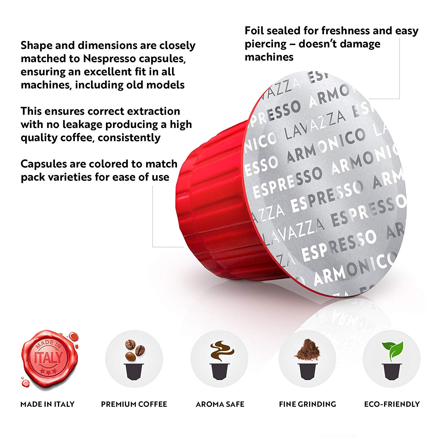 Lavazza Coffee for Nespresso OriginalLine Machine 120 pods Certified Genuine Espresso Variety Pack, Pods Compatible with Nespresso OriginalLine (Pack of 120) $38.79