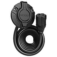 NOCO 15A/125V Power Inlet AC Port Plug Socket Receptacle w/ 12' Integrated Cord