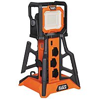 Klein Tools PowerHub w/ 6 15A Surge Outlets, 5000 Lumen LED Light, 4 USB, Built in GFCI $99.98 + Free Shipping
