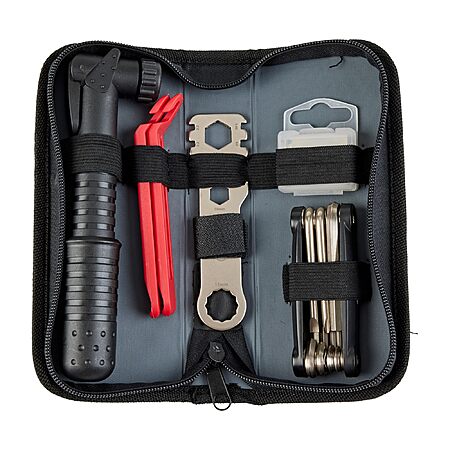 Bell Roadside Bicycle Tool Kit w/ Hex Key & Screwdriver Multi-Tool, Mini-Pump & Multi-Function Wrench $4.99