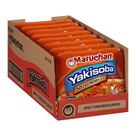 YMMV: 8-Pack 4.11oz Maruchan Yakisoba Spicy Chicken Flavor $5.85 w/ Subscribe & Save & More