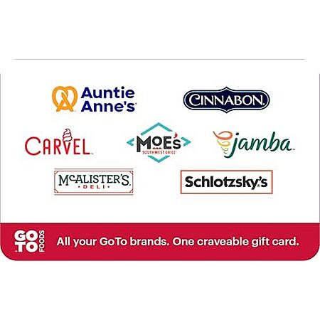 $25 Mix It Up Multi-Brand Restaurant eGift Card (Email / Text Delivery) $20 