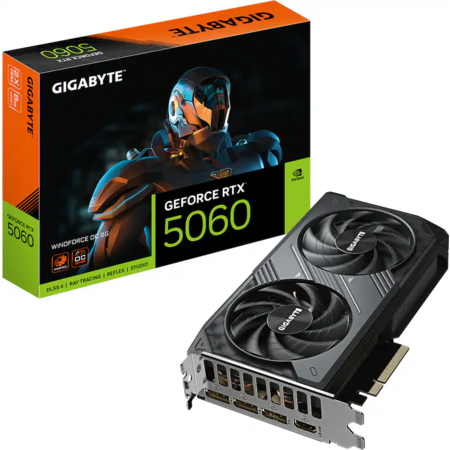 GIGABYTE GeForce RTX 5060 WINDFORCE OC 8G Graphics Card $260 + Free Shipping