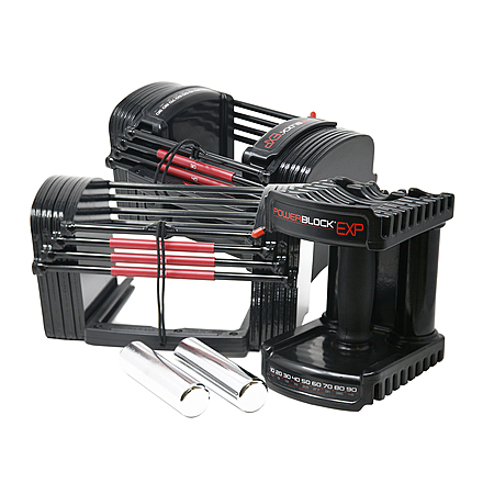 PowerBlock EXP Stage 1 Adjustable Dumbbell Set (Pair, 5-50lbs) $240 + Free S/H w/ Prime