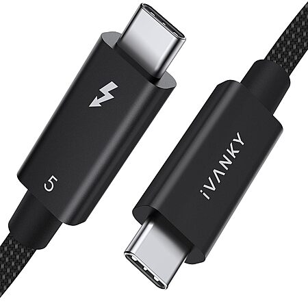 3.3' iVANKY up to 120Gbps / 240W PD Intel Certified Thunderbolt 5 Cable $19 