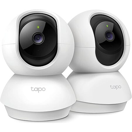 2-Pack Tapo C210P2 2K Pan/Tilt Indoor Security Camera - 2026-06-18
