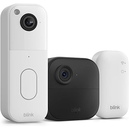 Prime Members: Blink Video Doorbell + Outdoor 4 Security Camera w/ Sync ...