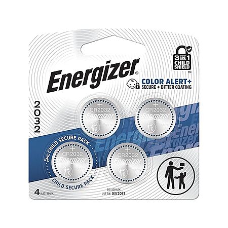 New Woot! Customers: 4-Pk Energizer 2032 3V Lithium Coin Batteries $0.50 + Free S&H w/ Prime