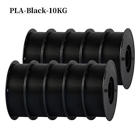 10-Pk 1KG KINGROON 1.75mm PLA 3D Printer Filament (Black) $59.40 + Free S&H