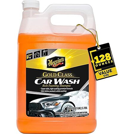 1-Gal Meguiar's Gold Class Car Wash $8.50 w/ S&S