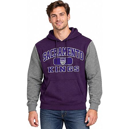 Blue 84 NBA Licensed Colorblock Hooded Sweatshirt (Select Teams) from