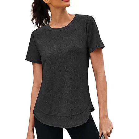 3rd hill Women's Short Sleeve Crewneck Workout Top (Various) from $4.55