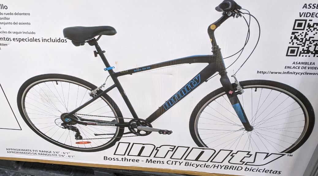 Costco mens infinity bike clearance
