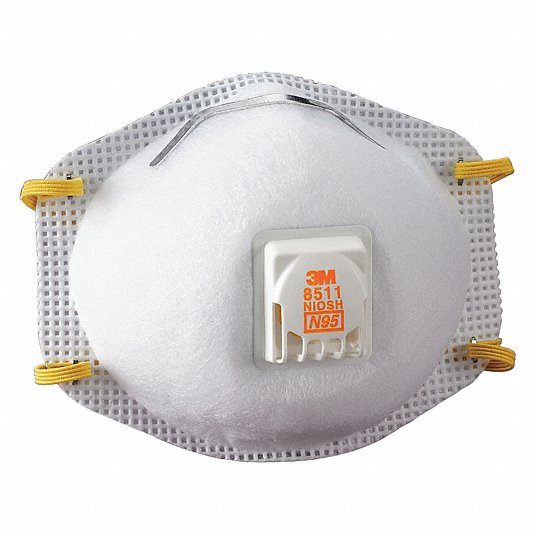 3M 8511 N95 Mask w/Exhaust Valve 10 pack $29.69 +shipping In Stock Grainger