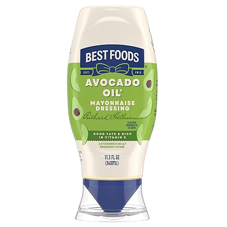 Best Foods Avocado Oil Mayo Squeeze, 12-pak for $4.27 Amazon