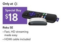 Walmart Black Friday: Roku SE Streaming Media Player for $18.00