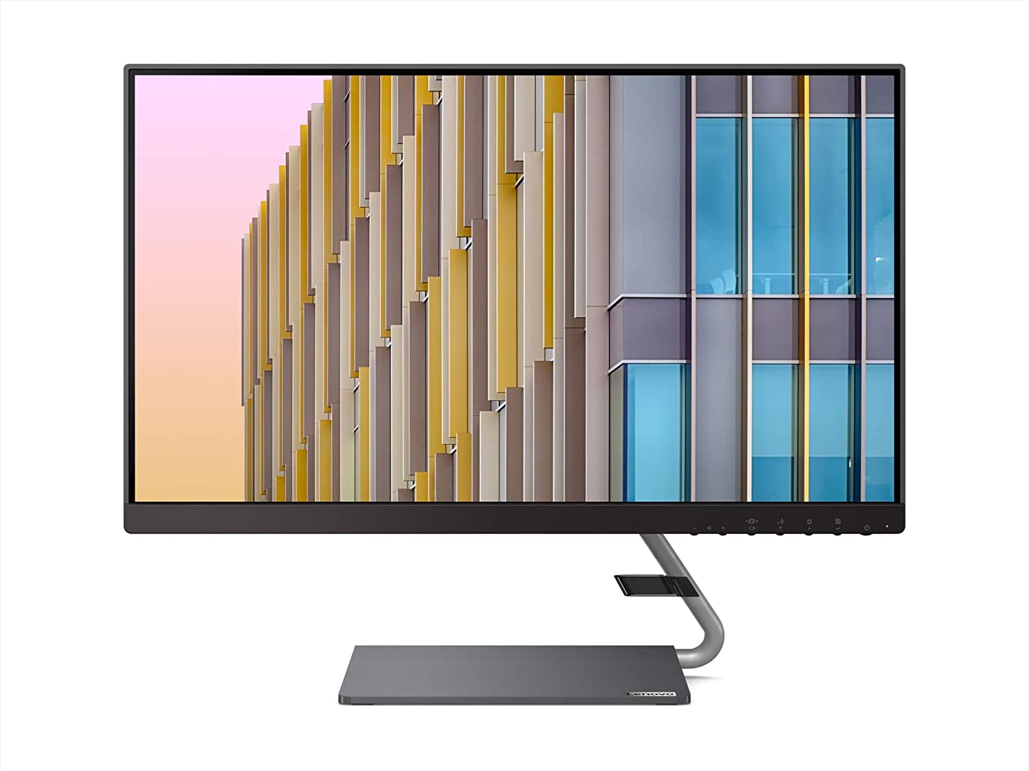 Lenovo Q24h-10 23.8-inch QHD (2560 x 1440) USB-C LCD Monitor, LED Backlit, AMD FreeSync, 75Hz, 4ms, 99% sRGB, Speakers, Low Blue Light, 66A8GCC6US $191.99
