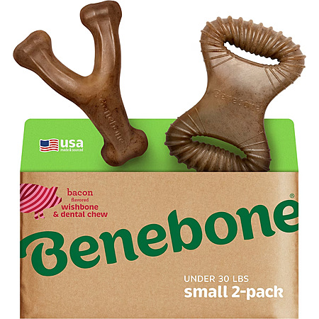 2-Pack Benebone Wishbone Dental Chew Size Small