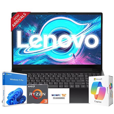 Lenovo 2026 Latest Business and Student Laptop, Ryzen 3 7320U(Outperforms Intel i7-1065G7), 16GB DDR5, 512GB PCIE, 15.6" FHD IPS Display, Wi-Fi 6 $399.99