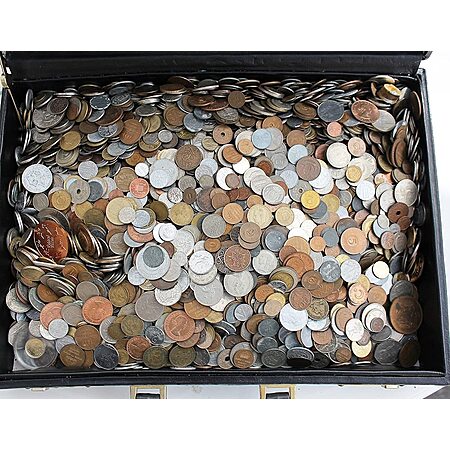Over 50 DIFFERENT World Coins (1/2) Half Pound Grab Bag $19.93