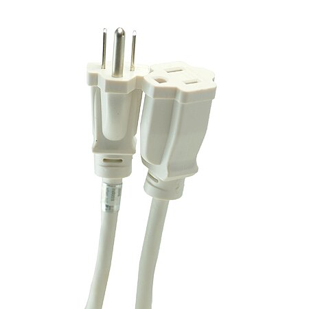 Amazon: Woods 8-Foot Outdoor Extension Cord (White) $4.54 (Reg $9.99, ~55% Off) + FS w/ Prime