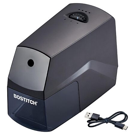 Amazon: Bostitch Portable Rechargeable Battery Horizontal Pencil Sharpener $18.03 (or $12.62 w/ YMMV Coupon) (Reg $42.99, ~58% Off) + FS w/ Prime