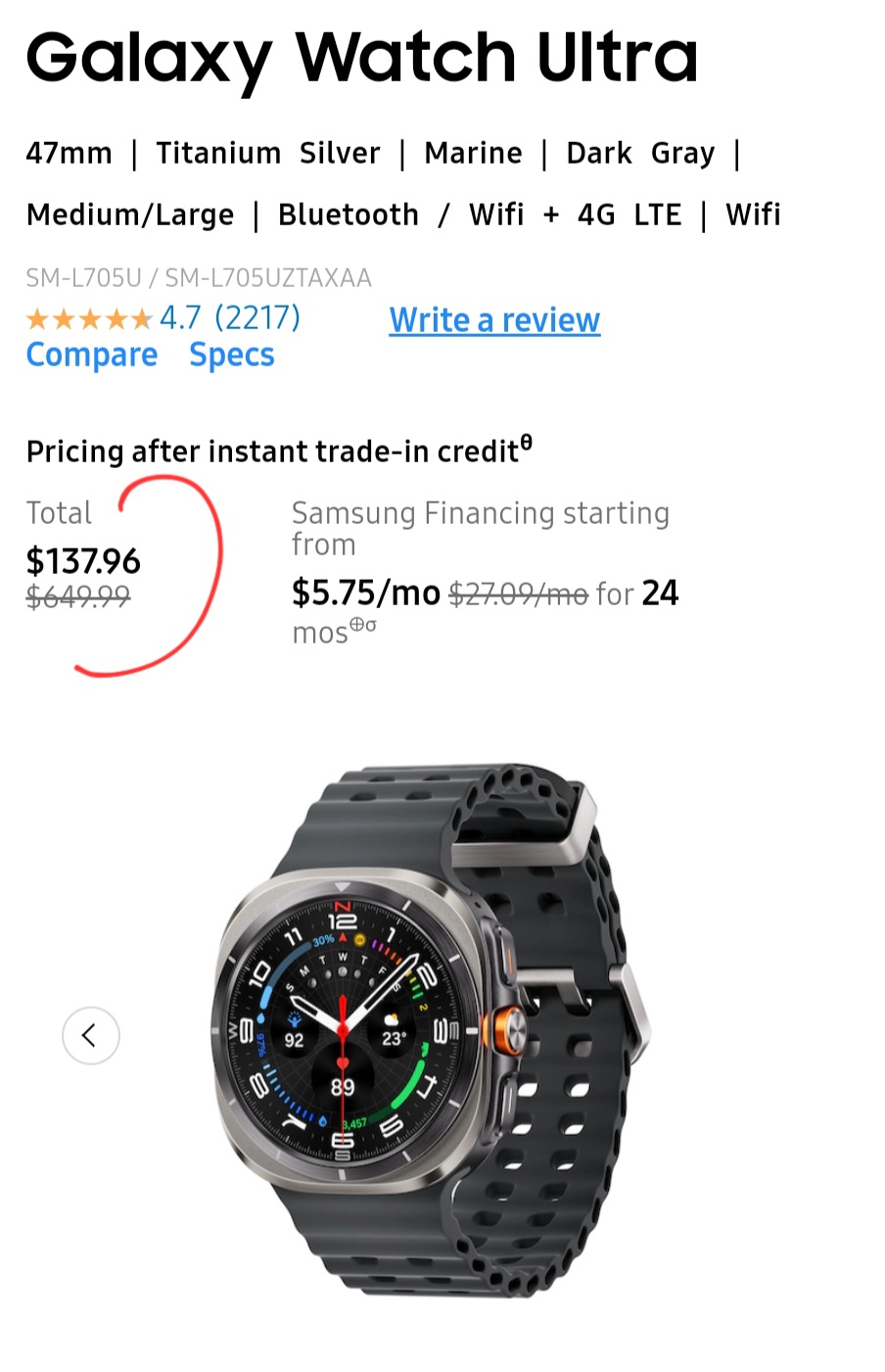 Slickdeals samsung watch hotsell