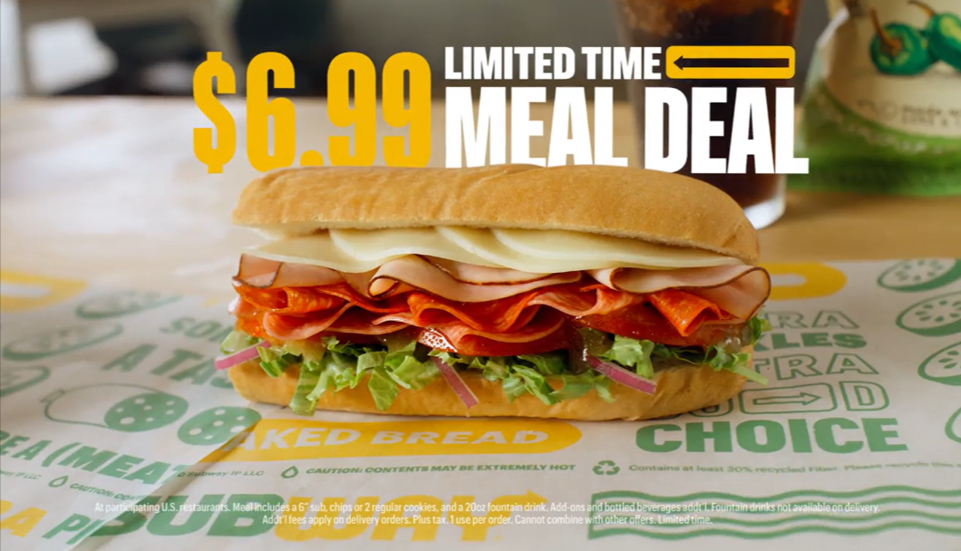 Subway 6.99 Special