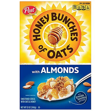 Post Cereal Sale: 20.5-Oz Grape Nuts, 12-Oz Honey Bunches of Oats $1.60 each & More + Free Store Pickup on $10+