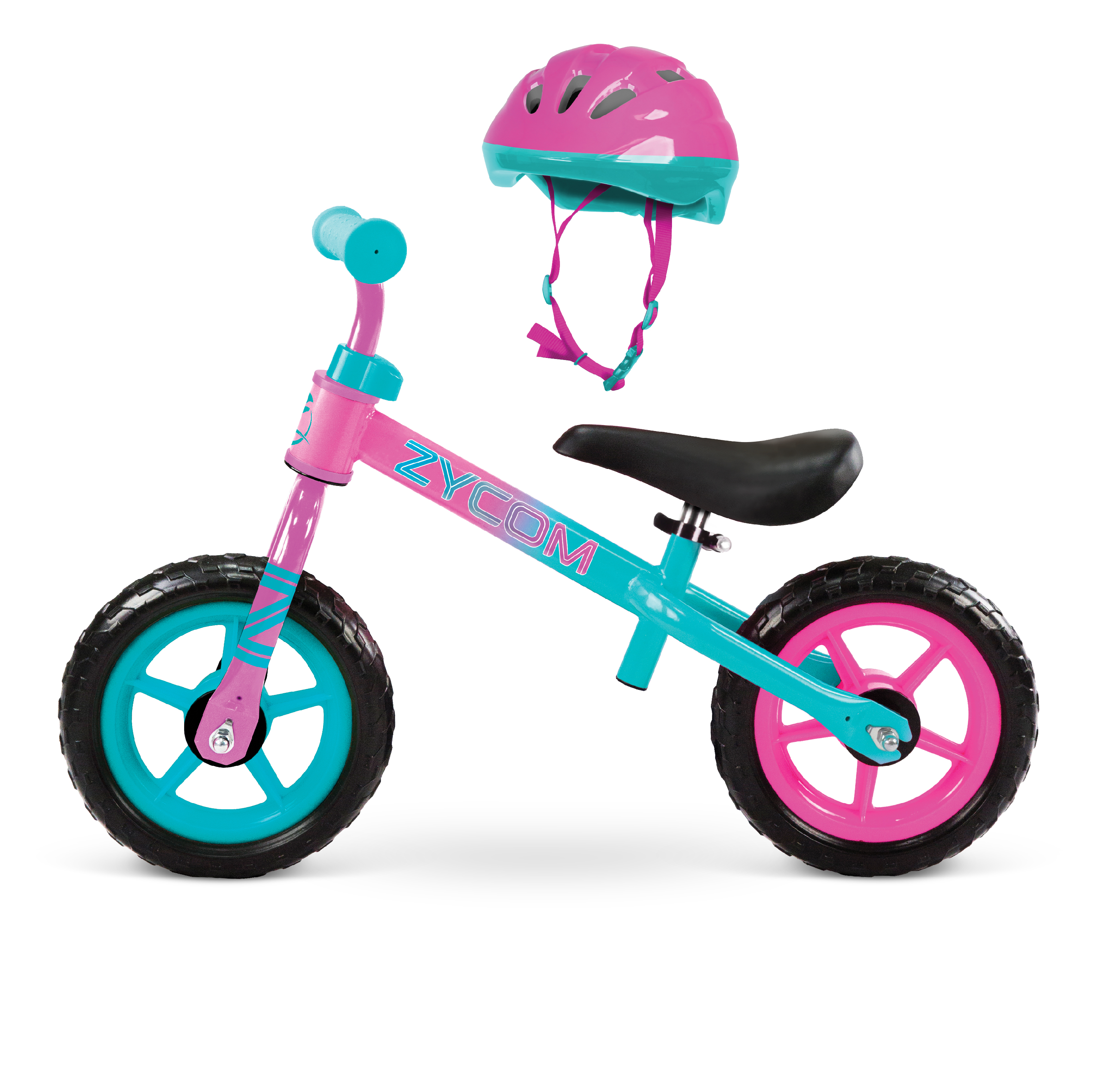 10" Zycom My 1st Balance Bike w/ Helmet (Teal/Pink) or (Blue/Green) $30 + Free S&H on $35