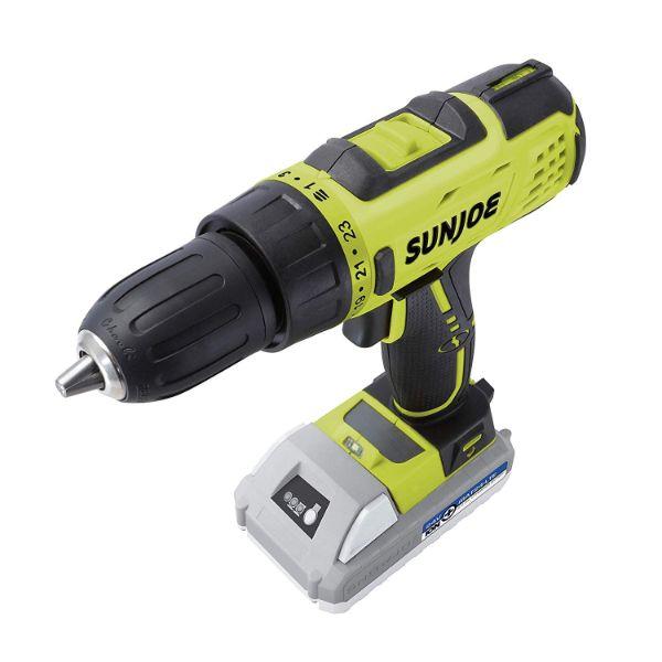 Sun Joe 24-Volt Lithium iON Cordless Drill Driver $64.99 + FS