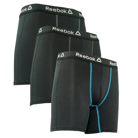 Reebok Men's Performance Anti-Microbial Boxer Briefs 3-Pack - $12.50 + Free Shipping