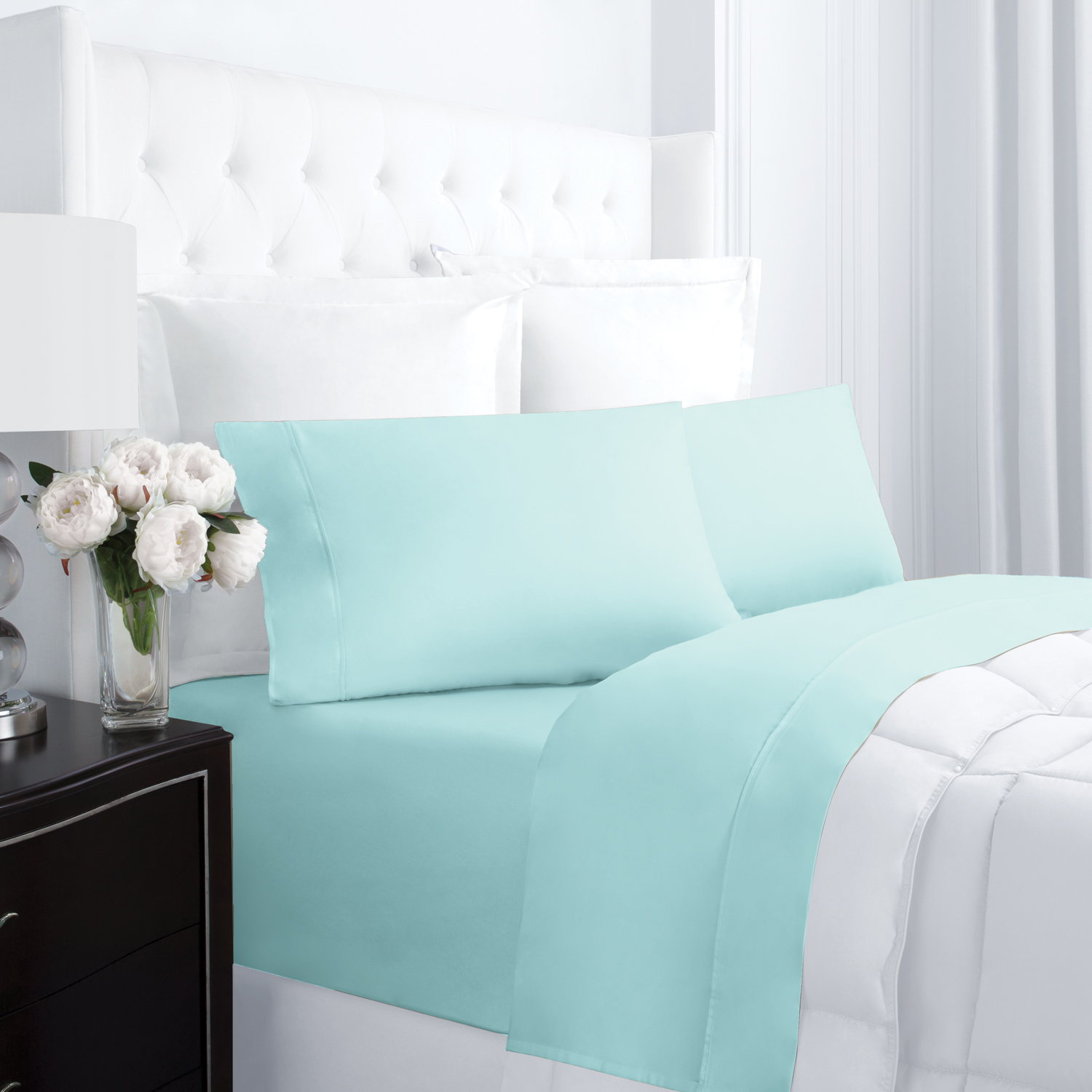 Linens & Hutch 300TC Cotton 4 Piece Sheet Set Starting at $31.34 + FS