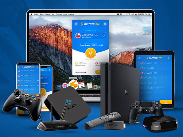 FastestVPN: Lifetime Subscription (2 Devices: $10.50), (5 Devices $14), (10 Devices $17.50)