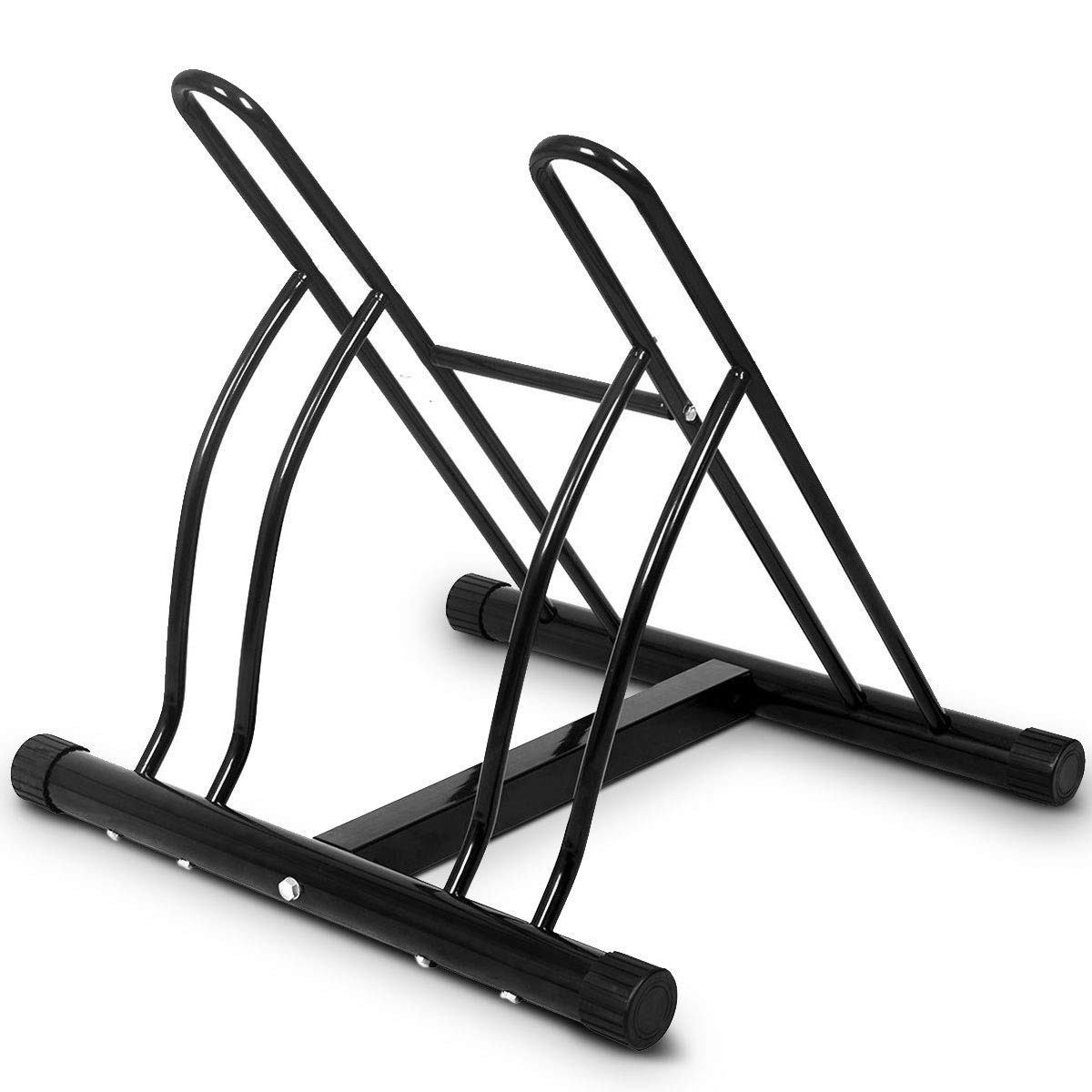 Costway Bike Stand Cycling Rack Floor Storage Organizer for 2-Bicycle for $32.95 + Free Shipping