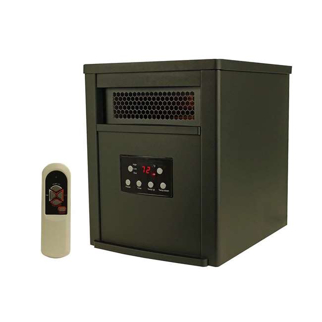 LifeSmart 6 Element 1500W Portable Electric Infrared Room Space Heater (Black) for $59.99 + FS