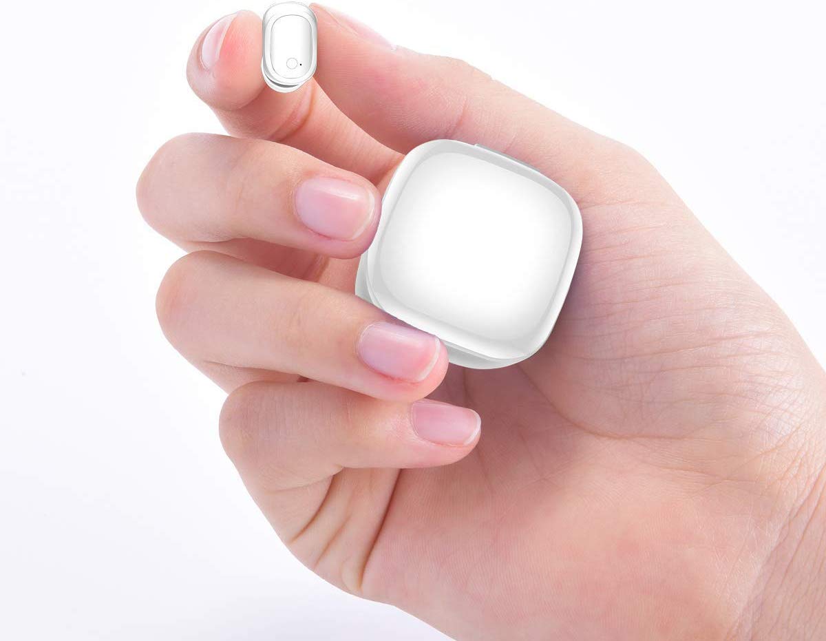 AINOPE Mini Bluetooth Earbud with Charge Box White & Black for $8.74 + FSSS