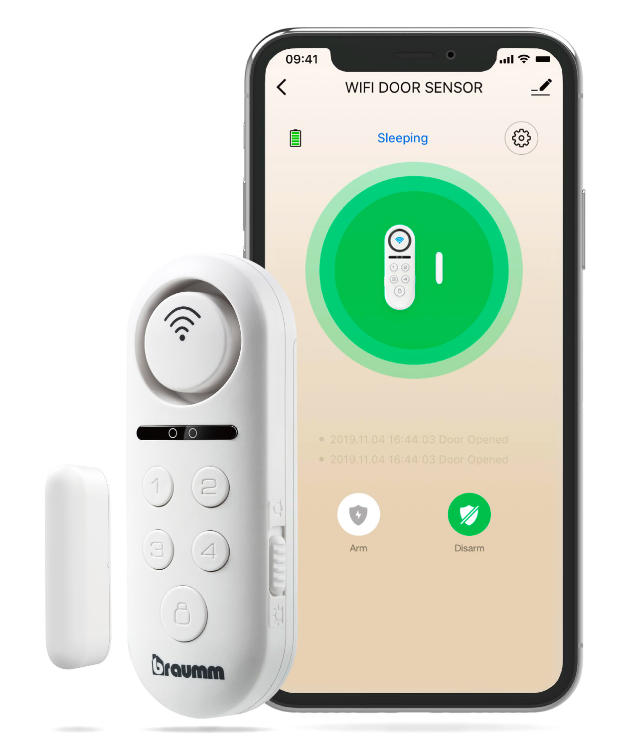 BRAUMM Smart Door and Window Alarm $10.99 + FS