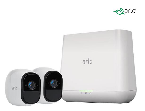 Arlo Pro 2-Cam kit, rechargeable battery powered wire-free security camera system $219.99 + FS