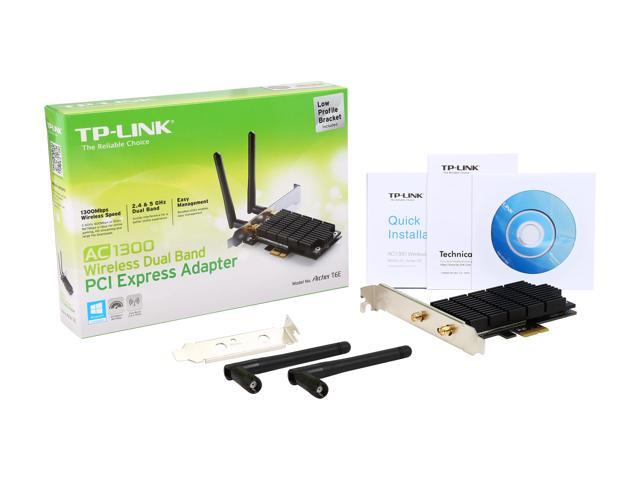TP-Link Archer T6E AC1300 Wireless Dual Band PCI Express Adapter - $29.99 AC