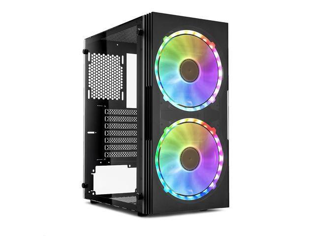 darkFlash BF1 ATX Mid Tower Gaming Tempered Glass Panel Window Computer Case - $65.99 + FS