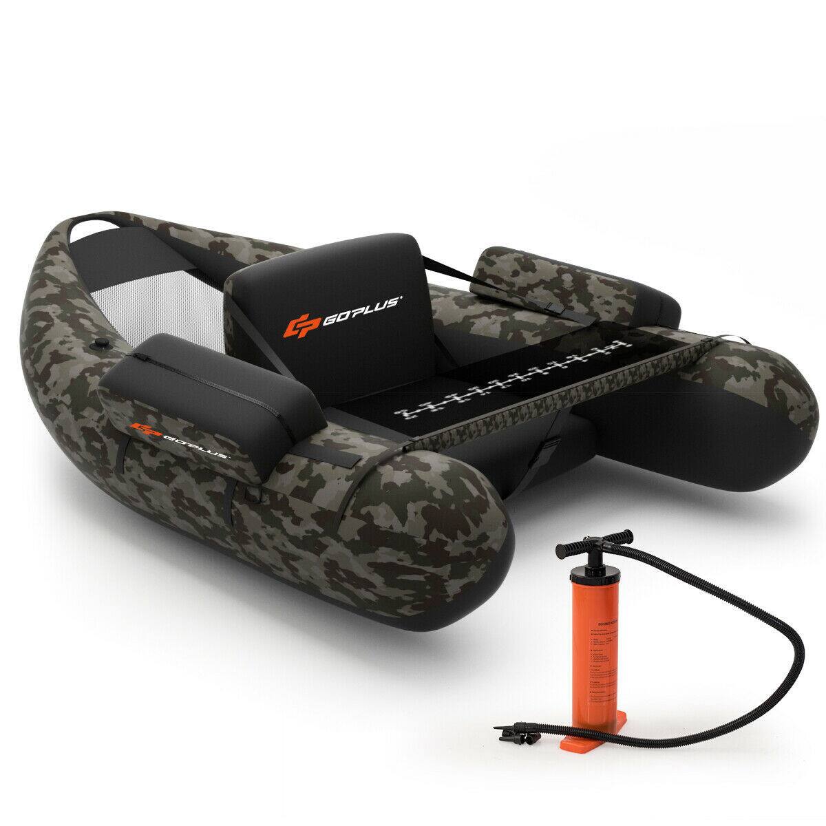 Costway Inflatable Fishing Float with Adjustable Straps & Storage Pockets-$129.95 + Free Shipping