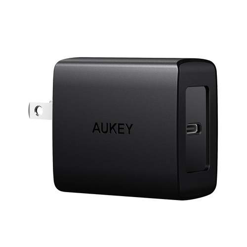 AUKEY 18W USB C Charger with Foldable Plug & Power Delivery 3.0 for $6 AC + FSSS