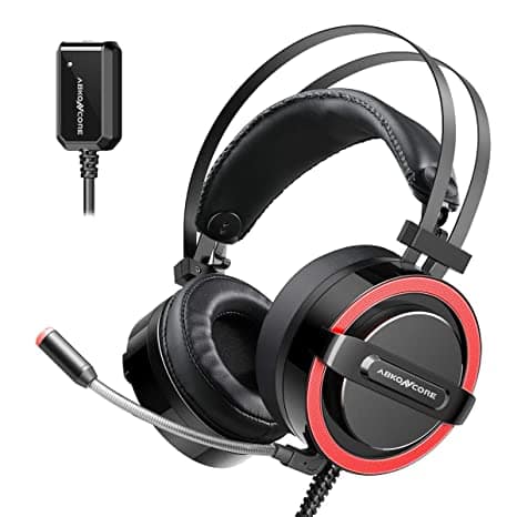 ABKONCORE CH713M ESport Gaming Headset 7.1 Sound Card w/ Noise-Cancelling Mic $38.99 + FSSS