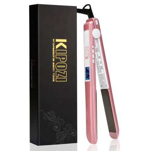 KIPOZI Hair Straightener with Adjustable Temperature Suitable $15.01 AC + FSSS