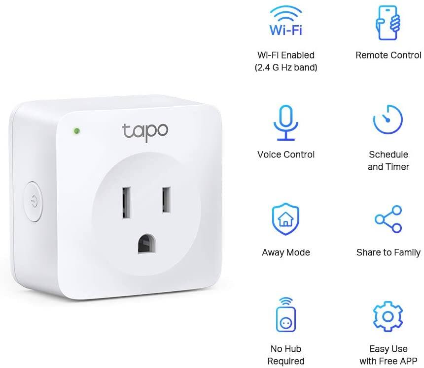 TP-Link Tapo Smart Plug Mini, Smart Home Wifi Outlet (P100 4-Pack) - $24.99 + FSSS