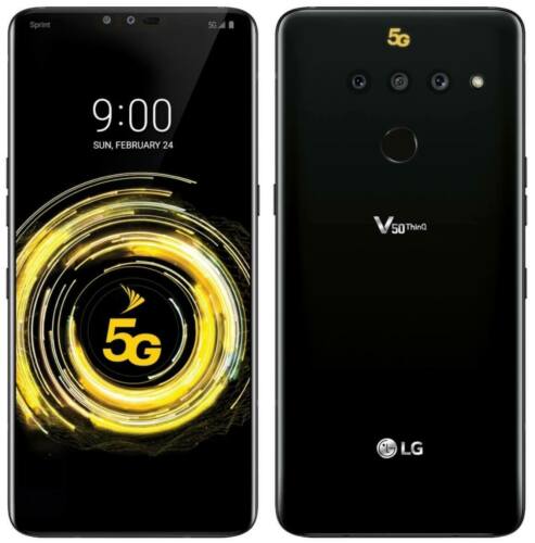 LG V50 5G ThinQ 128GB Aurora Black (Sprint CDMA & GSM Unlocked) for $359.99 + FS