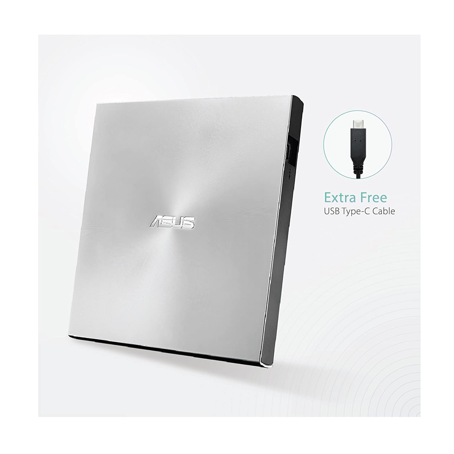 ASUS ZenDrive Silver 13mm External 8X DVD/ Burner Drive +/-RW with M-Disc Support fr $26.56 + FSSS