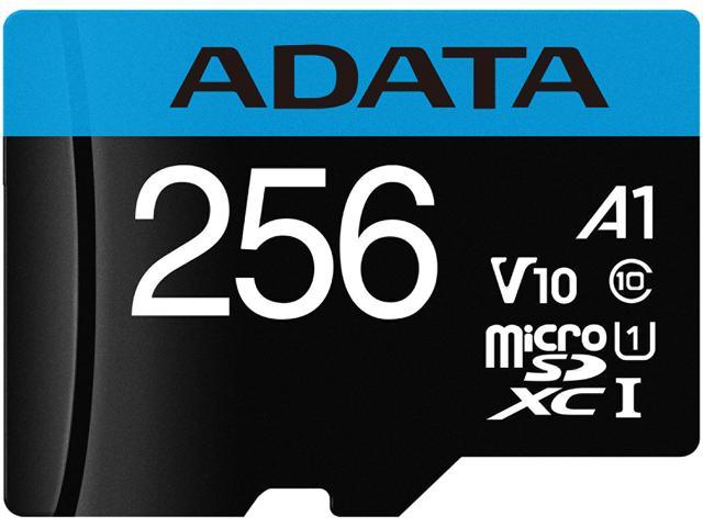 ADATA 256GB Premier microSDXC UHS-I / Class 10 V10 A1 Memory Card with SD Adapter $27.99 + FS