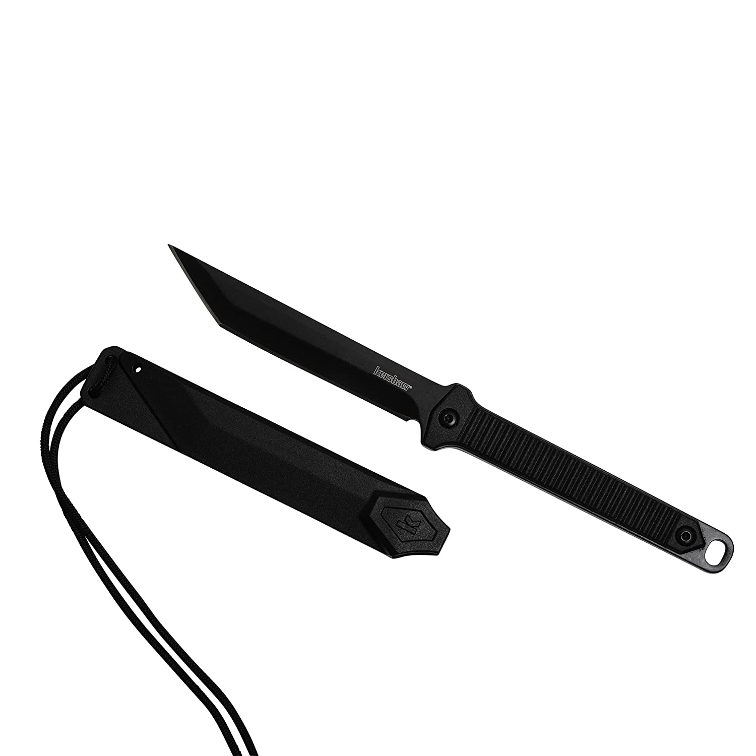 Kershaw Dune Full Tang Neck Knife (4008X) Compact 3.8” 3Cr13 Stainless Steel Fixed Blade $14.36 + FSSS